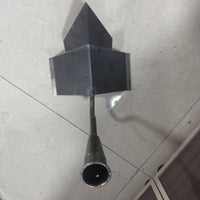 Triangular Hoe Multifunctional Furrow Hoe Portable Manual Weeder for Gardeners, Farm, Land Clearing