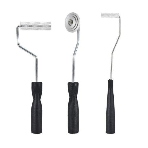 3 Pieces Fiberglass Roller Solvent-Resistant Tool Long-Lasting for Tight Areas