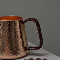 纯铜手工功夫茶具 加厚紫铜分茶器公道杯