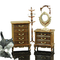 Dollhouse Miniature Furniture Accessory High Cabinet Nightstand Decor