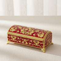 Vintage-Themed Jewelry Box with Feet | Ornate, Decorative Jewelry Box, for Vanity