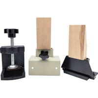 Precision Metalwork Bench Table with Positioning Iron Plate and Wood Table Clamp Set