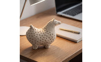 Horse Ornament with Terracotta Finish Textured Horse Statue Sculptural Animal Sculpture for Homeowners, Art Collectors, Shelf, Console Table, Entryway