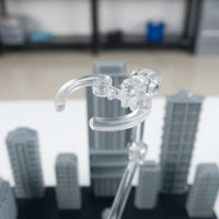 Cityscape Display Stage Versatile Compatibility Robot Model Battle Diorama Dynamic Posing Articulated Display Stand for Hobbyists, Desktop Decoration