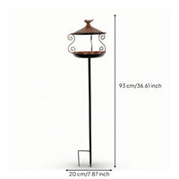 Bird Feeder with Stake Weather Resistant Garden Stake Feeder for Flower Bed