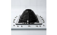 Roof tube Flashing Heat Resistant Silicone Roof Flashing Stepped Cone Square Base tube Boot