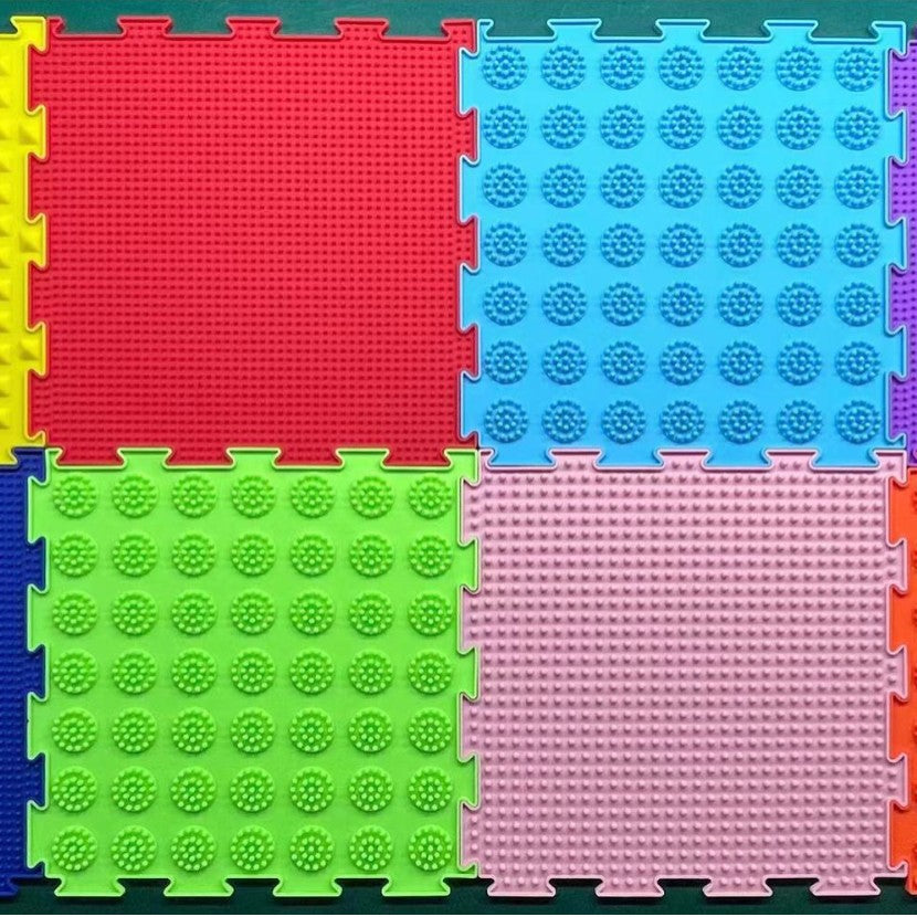 Home Acupressure Mat Kids Silicone Acupressure Mat Sensory Training Pad Foot Massage Mat Silicone