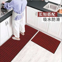 Absorbent Non-Slip Kitchen Floor Mat for Entryway and Bathroom, Customizable