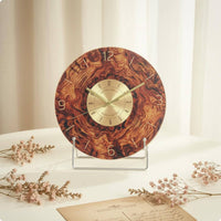 Vinyl Vinyl-Inspired Timepiece Creative Design Bauhaus Aesthetic Timepiece