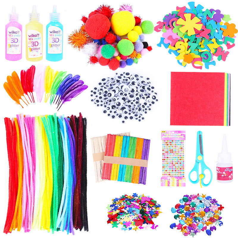 DIY Pipe Cleaner & Pom-Pom Craft Kit for Kids