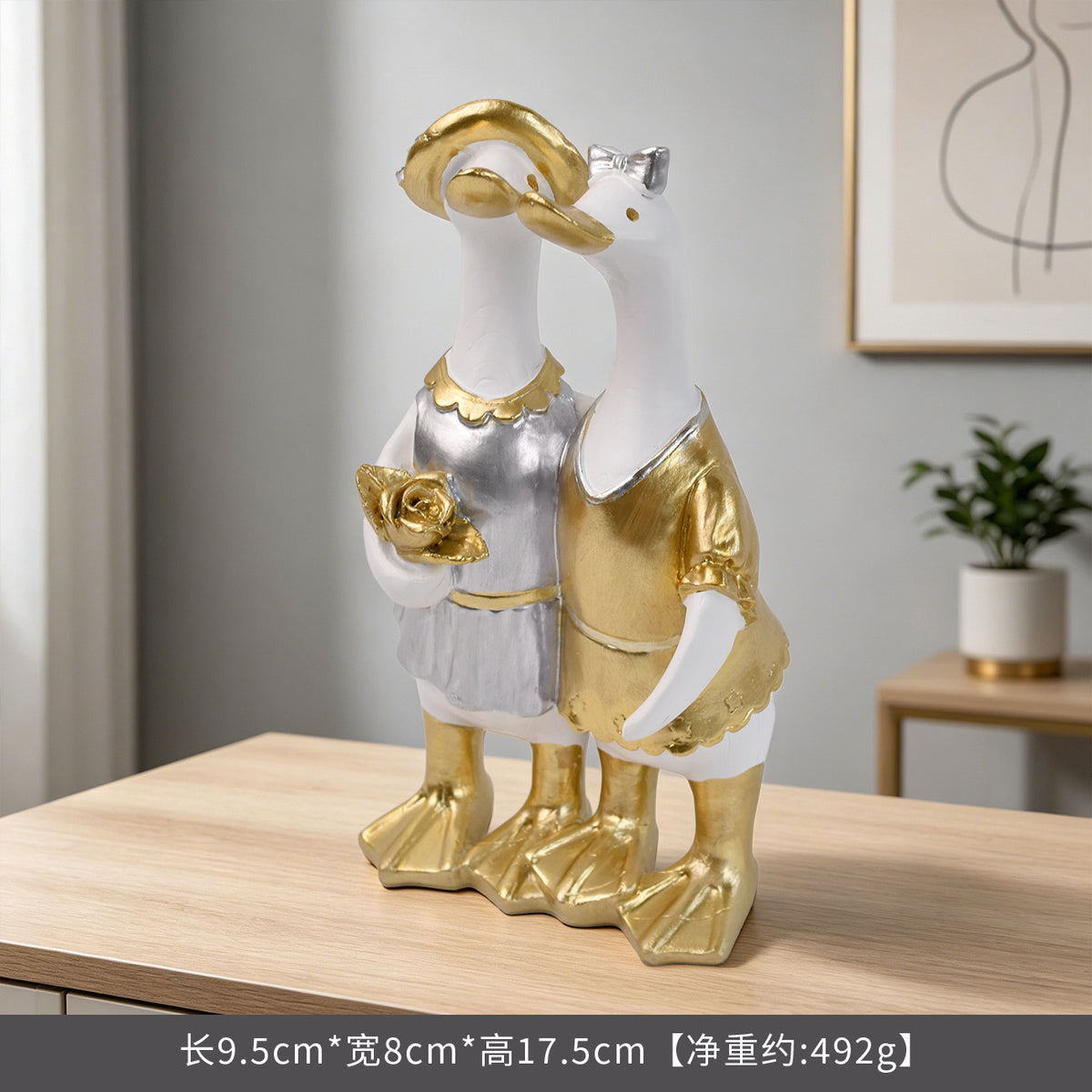 Flower Couple Duck