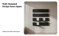 Foldable publication storage capacitySaving Display shelf surface-mounted Design for Readers