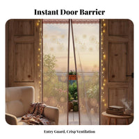 attractive Screen Door auto-sealing attractive Closure Screen Handscostless Entry