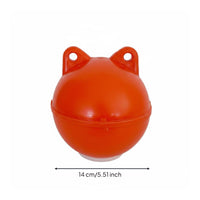 Hollow Plastic Buoy Ball High Visibility Double Ear Mooring Buoy Heavy Duty