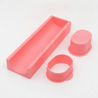 3 Pieces Uniform Cake Ball Mold with Pusher Plastic Cake Ball Mold Reusable Food-Grade for Bakers