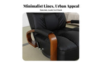 Swivel Recliner Floor Chair with Armrests Japanese Design for Study