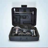 Compact Wrench Kit with Case Heavy Duty Tire Lug Nut Wrench Convenient Tire Changer Manual for Car Owners