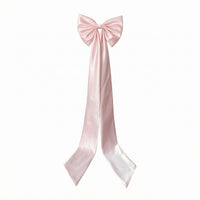 Large Satin Bow Sash Silky Long Tail Bow Sash Soft and Comfortable Long Tail Ribbon Belt for Wedding