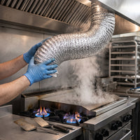 Kitchen Range Hood Exhaust Duct Flexible PVC Ventilation Pipe for Bathroom and Home
