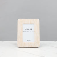 Modern Minimalist Geometric Leather Photo Frame Tabletop Decoration