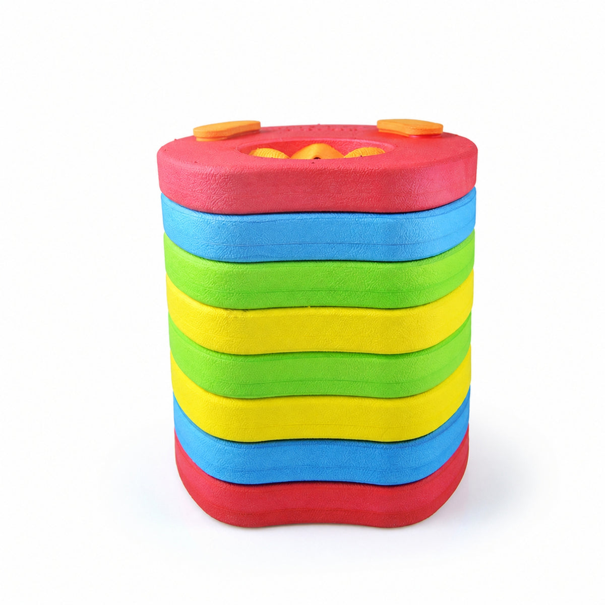 8 Pieces Non-Inflatable Arm Buoyancy Aid Disc Portable Swim Buoyancy Aid with Central Opening Long-Lasting Swim Disc Comfortable for Children, Toddlers, Beach