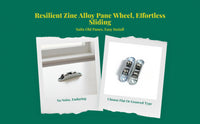 Synthetic alloy opening wheel, Sliding Door Pulley, Replacement, High load capacity, effortless sliding, noise reduction