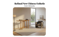 New Chinese & design Narrow Hallway Table Table Floor-Standing Narrow Altar Table extended Long Plant Stand Multifunctional Design for Homeowners, Apartment Dwellers, Interior Designers, Balcony, Entryway, Living Room, Hallway