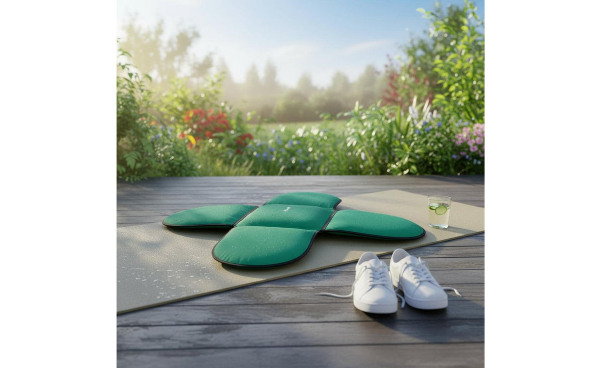 Non-Slip Folding Exercise Mat Silent Portable Workout Mat Cushioned Support Lightweight for Home Gym