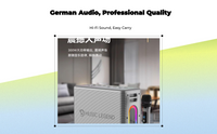 High-power speaker with deep bass