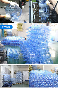 3L Transparent PC Water Bucket with Screw Cap for Home Water Storage