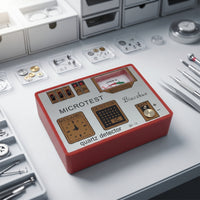 Watch Repair Meter Bench-Top Watch Tester Compact Analog for Watchmakers, Service Counters