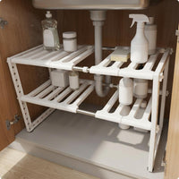 Kitchen Shelf Organizer Space Saving Home Storage Long-Lasting