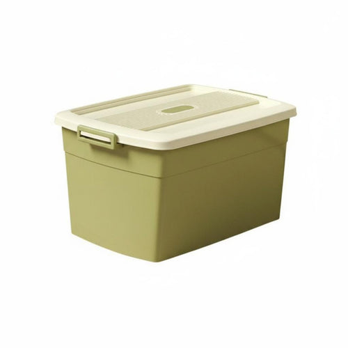 Rolling Underbed Box With casters Storage Container Stackable for Closet, Renters