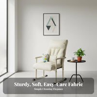 Highspine Recliner with Footrest Reclining Function Ergonomic Lounger with Footrest Adjustable Height Easy Assembly for Studying