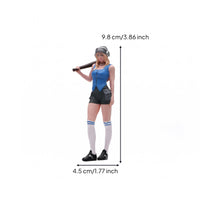 Diorama Figure Detailed Face Hand-Painted Figure Standing Pose Miniature Resin Statue