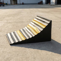 Heavy-Duty Vehicle Wheel Chock Non-Slip Rubber Wheel Chock Triangular Tire Stopper Long-Lasting for Truck Drivers, Fleet Operators, Loading Docks, Garages, Driveways