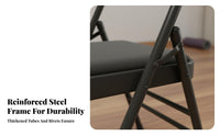 Foldable Design Iyengar Exercise Chair Heavy-Duty Construction Iyengar Auxiliary Chair Non-Slip Feet Headstand Bench Stable and Secure for Beginners, Home Gym