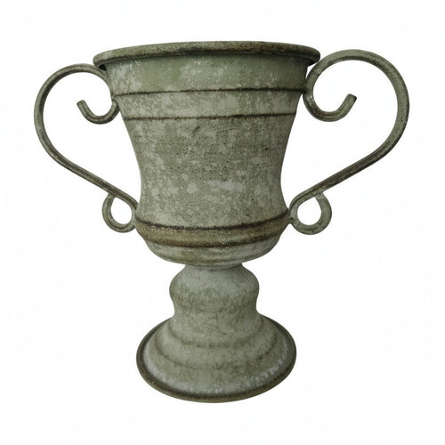 Decorative Iron Planter Ornamental Home Decor Matte