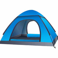 Automatic Pop-Up Camping Tent for Outdoor Hiking and Backpacking, Waterproof and UV-Protected