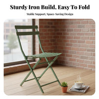 Wireframe Loop rear Chair Folding Seating Furniture Space-Saving for Cafe Owners