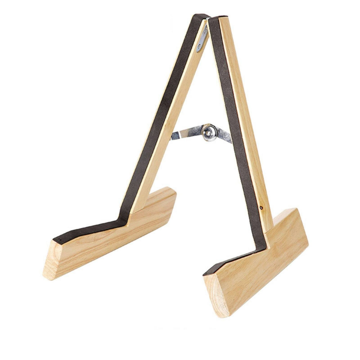 Wooden Angled-Frame Guitar Stand Padded Folding Guitar Stand Portable Compact for Guitarists