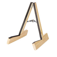 Wooden Angled-Frame Guitar Stand Padded Folding Guitar Stand Portable Compact for Guitarists