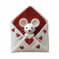 Wool Felt Romantic Gift Needle Felted Versatile Decor for Collectors