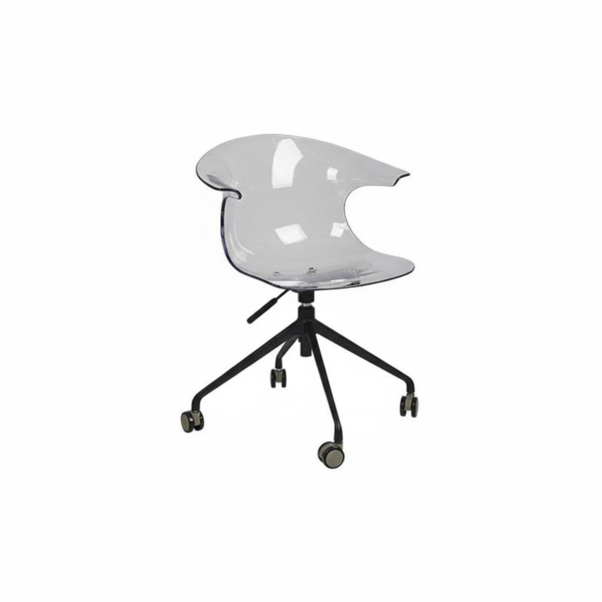 Wheeled Study Chair Adjustable Height Office Furniture Space-Saving for Students