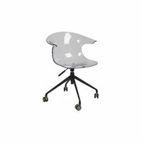 Wheeled Study Chair Adjustable Height Office Furniture Space-Saving for Students