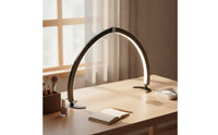 U-Shaped Foldable Beauty Lamp with Crescent Base Curved Crescent Nail Lamp 40W Crescent Light Adjustable for Shops