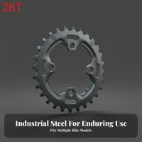 64BCD Chainring Strong Compatibility Steel Bike Chainwheel Lightweight Mountain Bike Chainring for Cyclists, Biking, Trail Riding, Downhill Biking