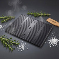 Cast Grill Plate Raised Ribs Ribbed Grill Plate Cooking Gear for Barbecue