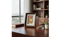 Clear Acrylic Front Medal Display Frame Ideal Gift Medal Shadow Box Preserves Memories Award Display Case Linen Backing for Runners