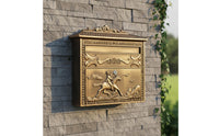 Wall Mounted Mailbox Custom Name Plate Decorative Wall Mailbox Secure Closure